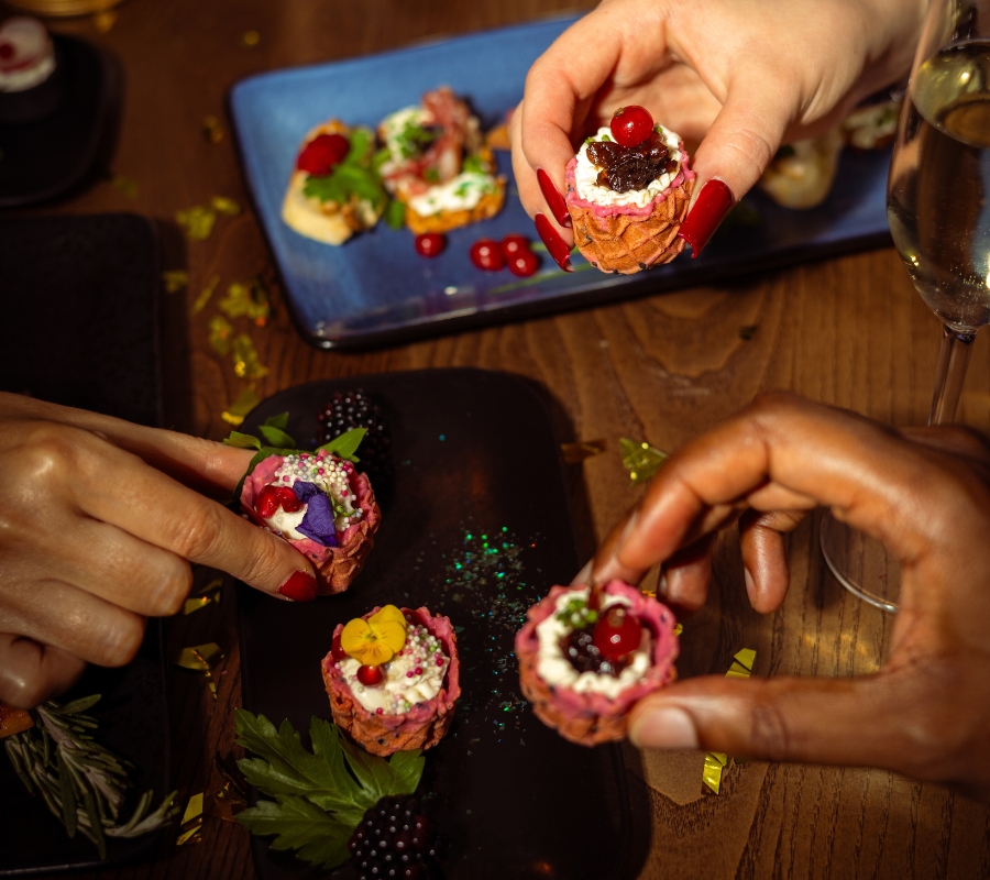 Christmas festive dining